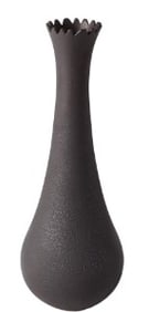 LEMIEUX ET CIE BLACK FENOUIL VASE 23.5"