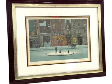 MICHEL DELACROIX SIGNED LITHOGRAPH PRINT