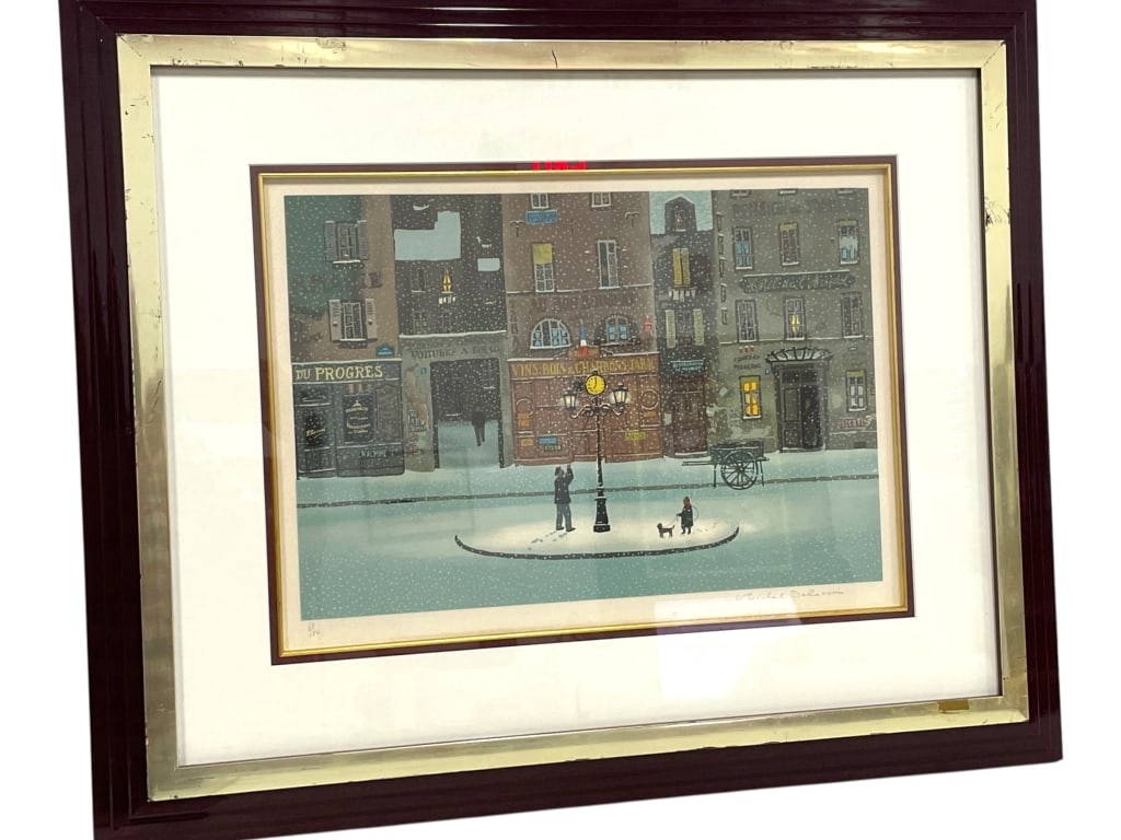 MICHEL DELACROIX SIGNED LITHOGRAPH PRINT (1 of 5)