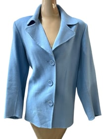 CHRISTIAN RUPERTO ALTA MODA POWDER BLUE BLAZER