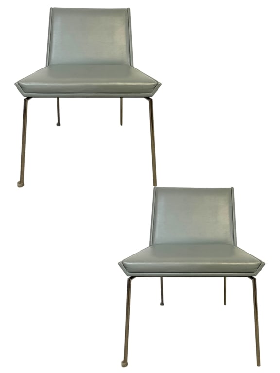PAIR OF MODERN NEIMAN MARCUS GROUP SIDE CHAIRS (1 of 7)