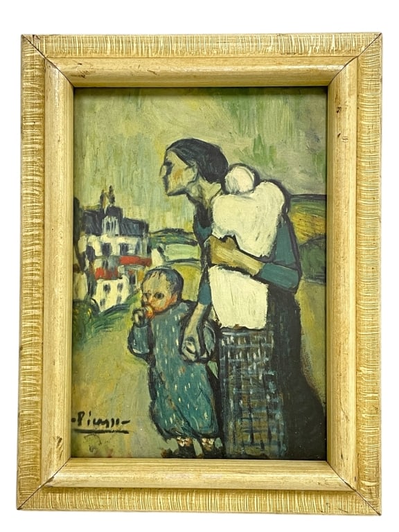 FRAMED AFTER PABLO PICASSO 1901 THE MOTHER PRINT (1 of 5)