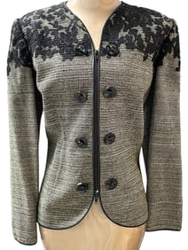 CHRISTIAN RUPERTO ALTA MODA BLACK & GREY JACKET