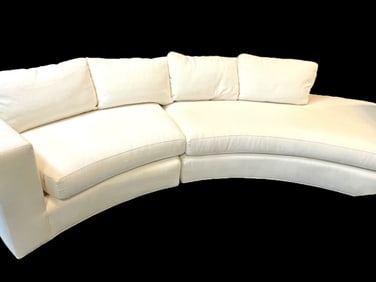 MICHAEL WEISS FOR VANGUARD CURVED MODULAR SOFA