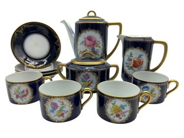 HAND-PAINTED EPIAG CZECHOSLOVAKIA TEA SET
