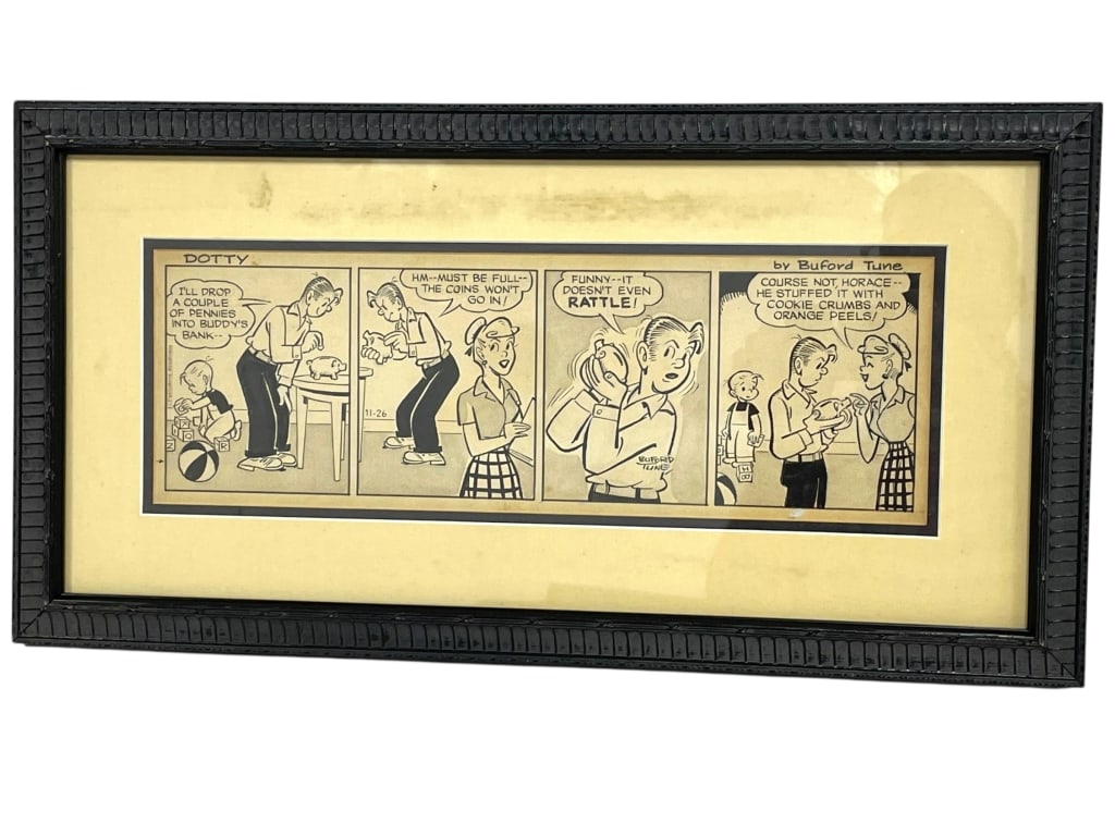 BUFORD TUNE "DOTTY" ORIGINAL COMIC STRIP ART (1 of 5)