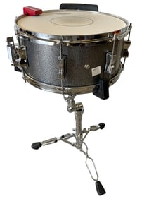 LUDWIG ACROLITE SNARE DRUM WITH STAND