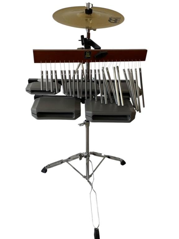 MEINL CYMBAL WITH LP ASPIRE BAR CHIMES AND PAD SET (1 of 8)