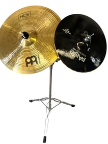 MEINL 18" CRASH & PAISTE 14" HI HAT CYMBALS