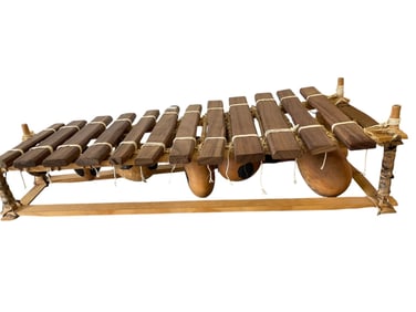 AFRICAN WOODEN BALAFON PERCUSSION INSTRUMENT