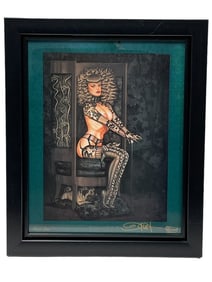 SIGNED OLIVIA II PRINCESS AND THE PEA PRINT 23"