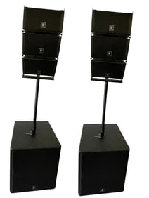 PRORECK "CLUB-8000" PORTABLE PA SPEAKER SYSTEM