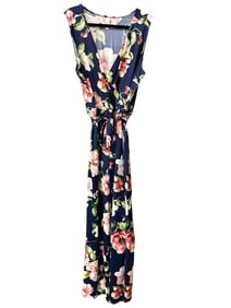 TACERA FLORAL PRINT SLEEVELESS JUMPSUIT