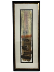 KARLA DAVISON MIXED MEDIA ABSTRACT PRINT 53"