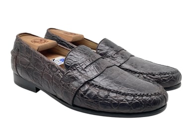 MEN'S CHRISTOFALO ALLIGATOR LEATHER LOAFERS
