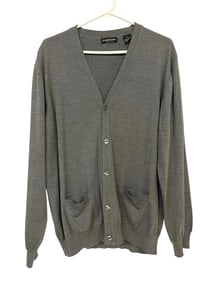 JOSEPH & IYMAN GREY CARDIGAN SWEATER