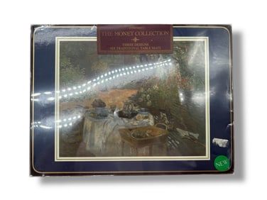 ST MICHAEL MONET COLLECTION SIX TABLEMATS
