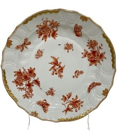 HEREND FORTUNA LARGE SERVING PLATTER 13.5"