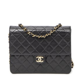 CHANEL CLASSIC FLAP QUILTED LAMBSKIN SHOULDER BAG
