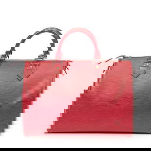 LOUIS VUITTON RED EPI LEATHER SPEEDY HANDBAG: LOUIS VUITTON RED EPI LEATHER SPEEDY HANDBAG _x005F ChatGPT said:LOUIS VUITTON RED EPI LEATHER SPEEDY 30 HANDBAG. THIS ICONIC BAG IS CRAFTED FROM LOUIS VUITTON'S SIGNATURE TEXTURED EPI LEATHER IN A ST