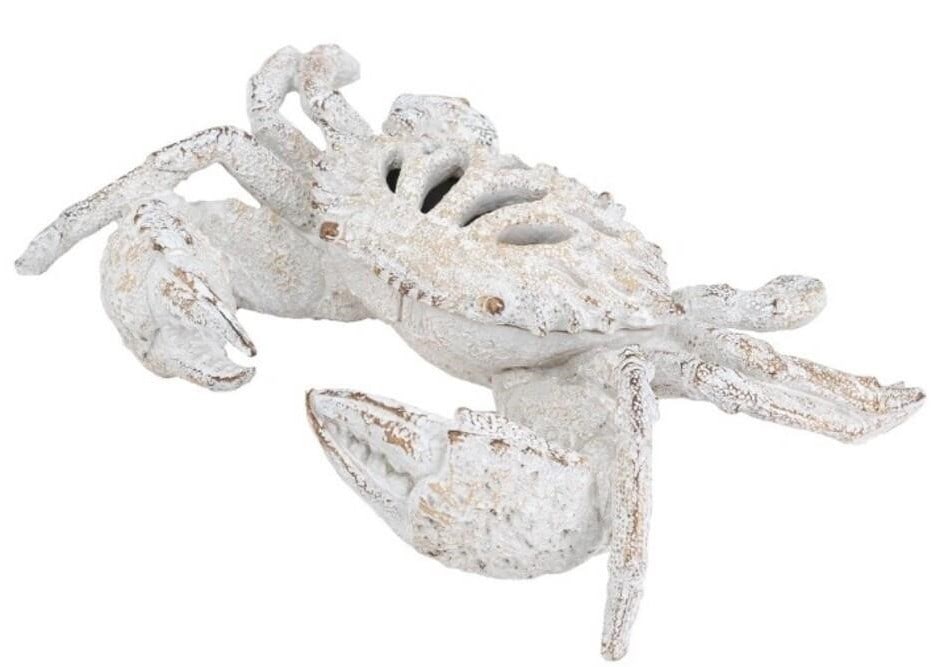 RUSTIC CORAL LOOK CRAB | FLORIDA COASTAL MODERN: RUSTIC CORAL LOOK CRAB | FLORIDA COASTAL MODERN_x005F -13.2 in. W X 12.2 in. L X 12.2 in. D X 3.9 in. H_x005F -ADD A TOUCH OF SEA-INSPIRED CHARM TO YOUR LIVING SPACE WITH THIS CUDDLY CRAB DECORATIVE A