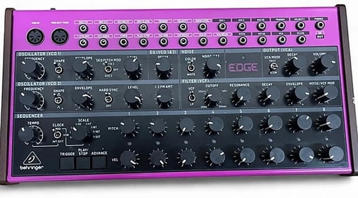 BEHRINGER EDGE ANALOG PERCUSSION SYNTHESIZER