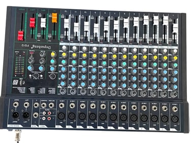 DEPUSHENG F612 12-CHANNEL PRO AUDIO MIXER