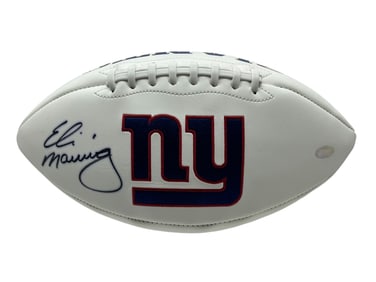 ELI MANNING SIGNED NY GIANTS FOOTBALL