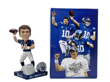 ELI MANNING NEW YORK GIANTS SUPERBOWL BOBBLEHEAD