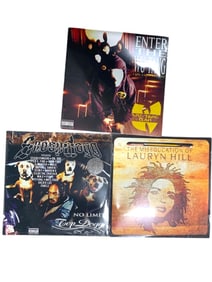 THREE RAP AND HIP-HOP RECORDS