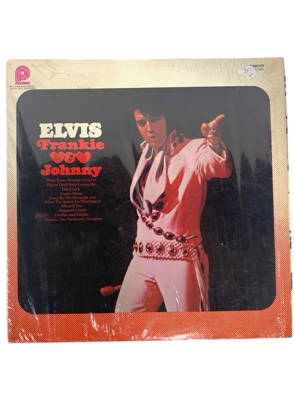 RECORD OF FRANKIE & JOHNNY BY ELVIS PRESLEY: RECORD OF FRANKIE & JOHNNY BY ELVIS PRESLEY _x005F -VERY GOOD PRE-OWNED CONDITION_x005F -BW 072825_x005F _x005F _x005F _x005F _x005F _x005F _x005F _x005F By bidding on this item, you have read, unders