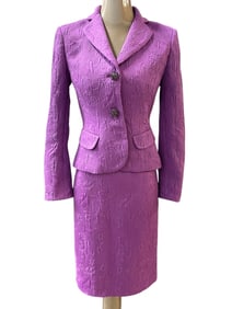 NIPON BOUTIQUE TWO-PIECE SUIT IN RICH PURPLE SZ 4
