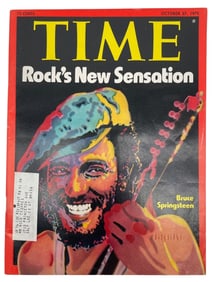 1975 BRUCE SPRINGSTEEN TIME MAGAZINE