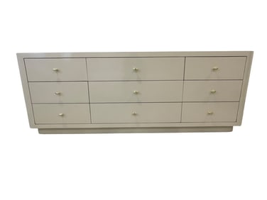 NINE-DRAWER MODERN DRESSER 79"
