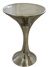 MODERN STAINLESS STEEL STYLE END TABLE 23.5"