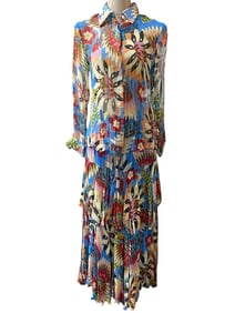 FARM RIO WOMEN'S MULTI-COLOR FLORAL TWO-PIECE SET