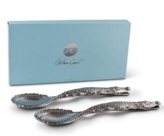 ARTHUR COURT ALLIGATOR FIGURAL SERVING SET