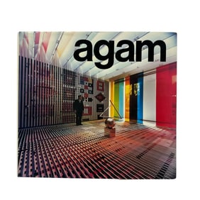 YACCOV AGAM, BY FRANK POPPER HARD COVER BOOK 1980