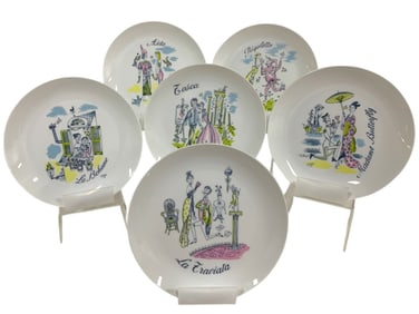 RAFAEL MUNOA BIDASOA ESPANA OPERA DISH SET 8"