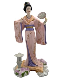 FRANKLIN MINT YOSHIKO PORCELAIN FIGURINE 11"