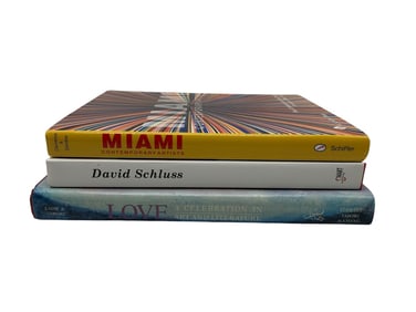 (3) COFFEE TABLE ART BOOKS LOT