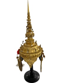 TRADITIONAL THAI KHON DANCE HEADDRESS