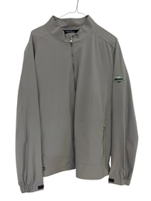 MEN'S PETER MILLAR GRAY QUARTER-ZIP PULLOVER