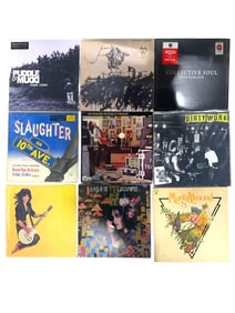 LOT OF NINE VINTAGE OLDIES  RECORDS