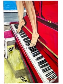 HOWAR DSHERMAN GICLEE PRINT ON CANVAS 30"