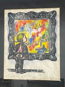 FAY FREEMAN THEY PAINT LIKE ME  PRINT  25"