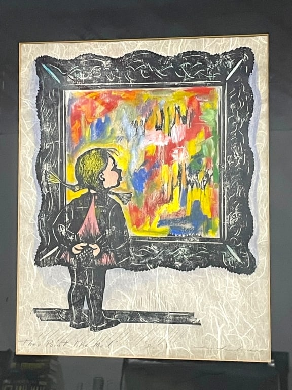 FAY FREEMAN THEY PAINT LIKE ME  PRINT  25" (1 of 6)