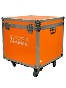 ORANGE FLIGHT ROAD CASE WITH WHEELS 24"