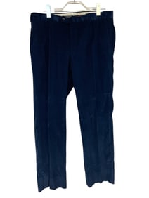 SOLMARE MEN'S NAVY BLUE CORDUROY DRESS PANTS