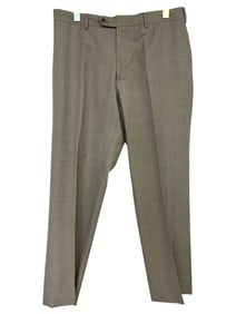 SOLEMARE MEN'S LIGHT BROWN DRESS PANTS
